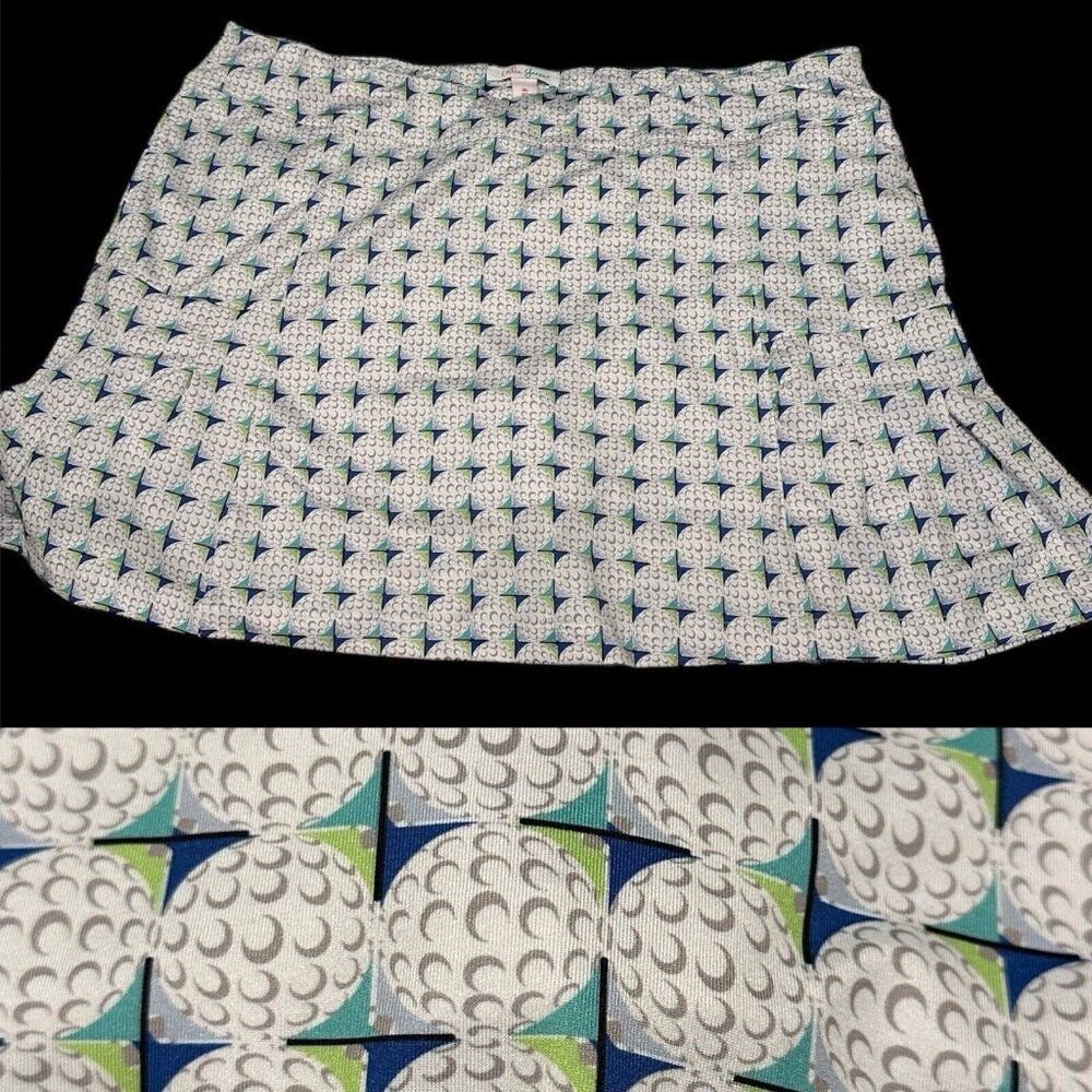 Lillie Green Ladies Sz XL Tennis Golf pickleball skort Stretch pull on